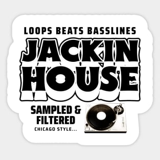 JACKIN HOUSE - Est. CHICAGO Sticker